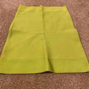 Lime green Bandage skirt